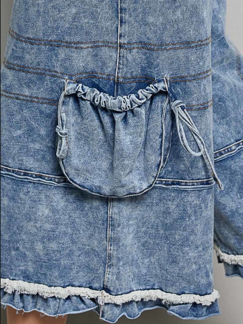 ❤️ POL “ DANI ” POL Denim Twill Wide Leg Pant 51 - Picture 6 of 6
